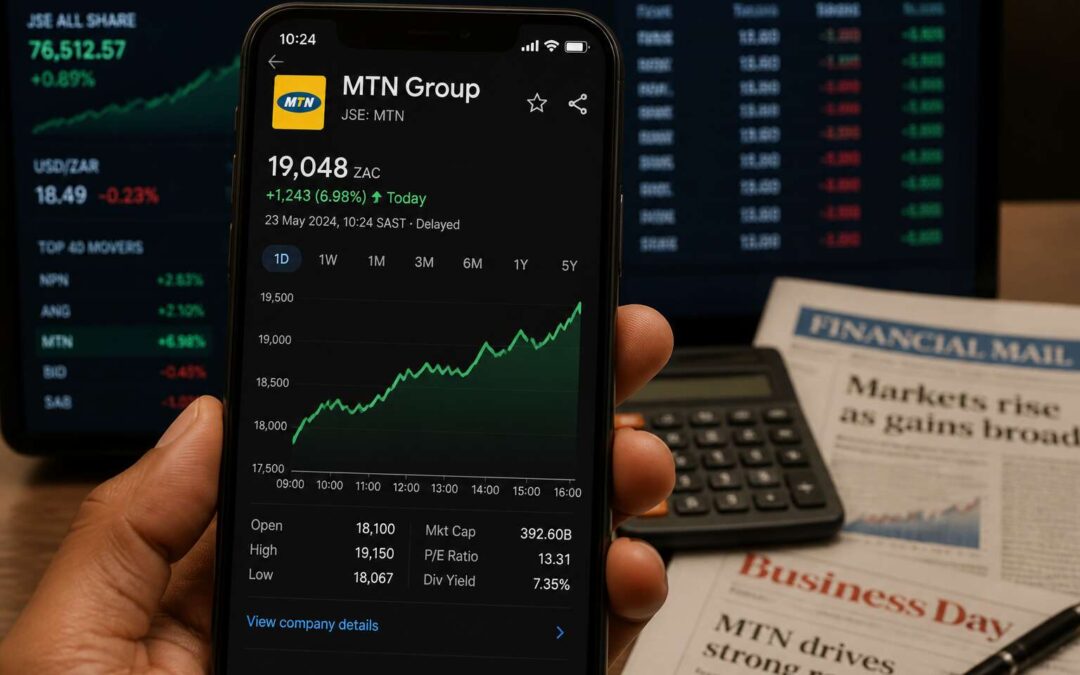Why MTN share price is moving today.