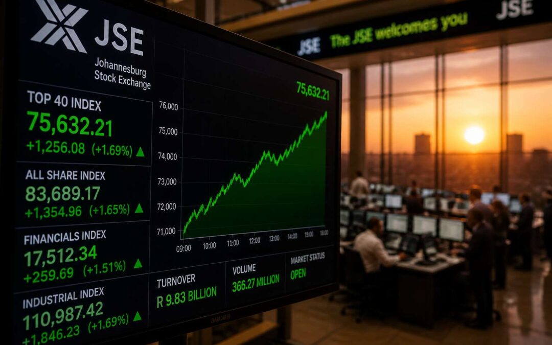 SA stock market news: today’s winners, losers, and trends.